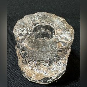 Vintage Ice Candle Single Holder Round